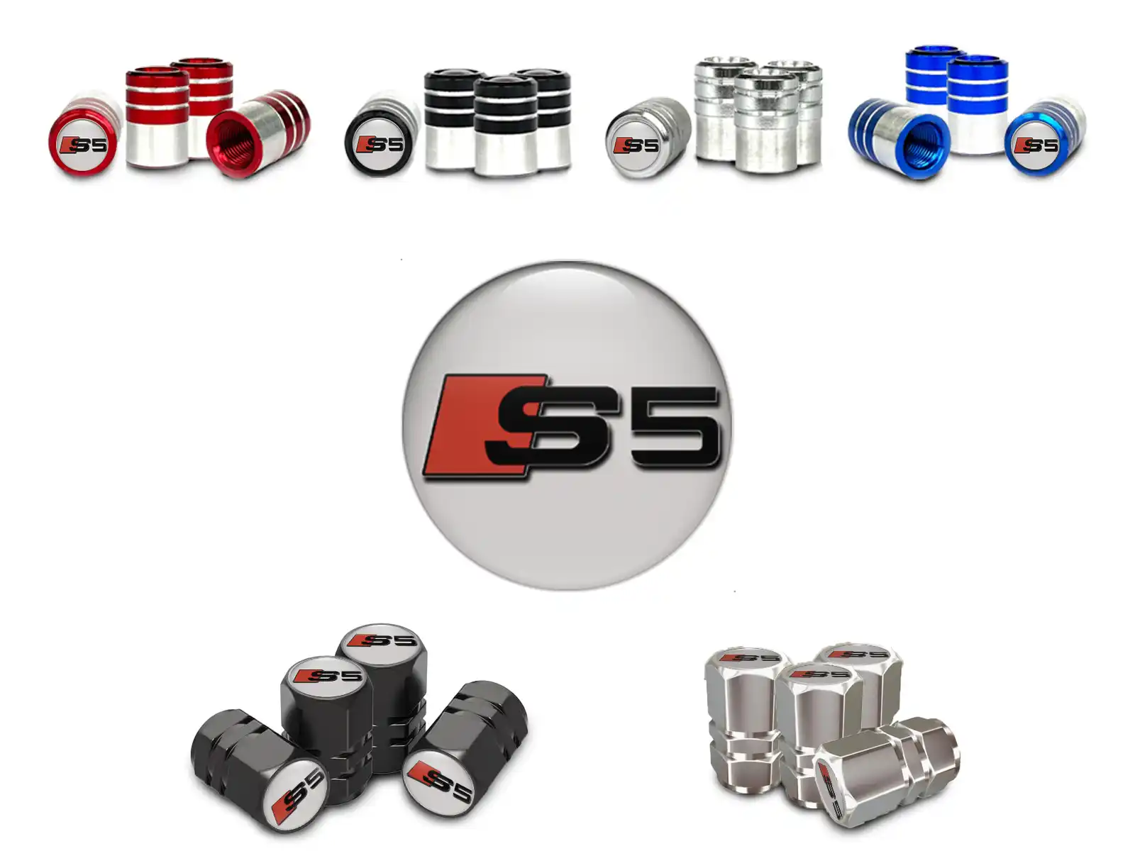 Wheel Valve Caps SUVs Drift Design